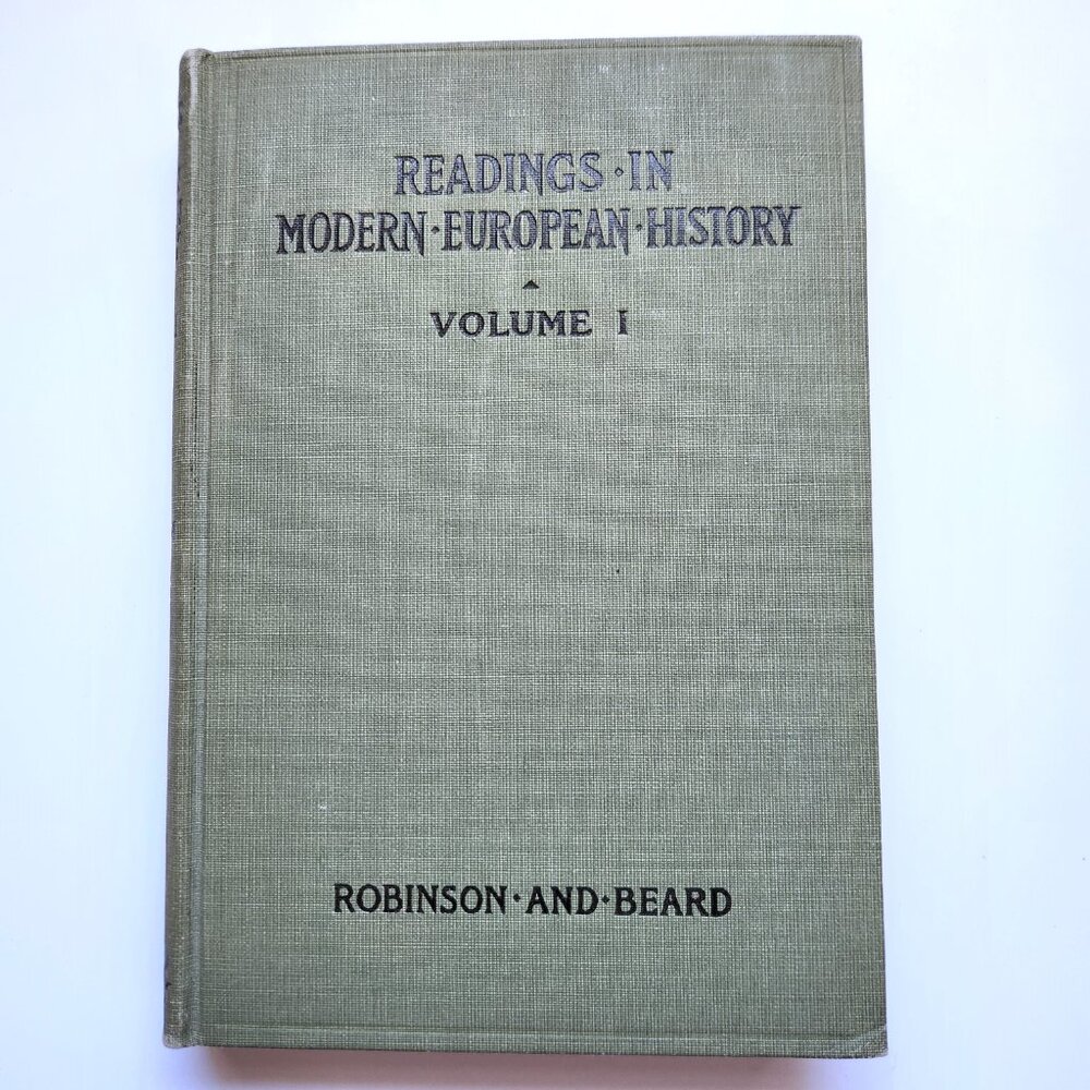 Readings in European History Volume 1 by James Harvey Robinson 1908